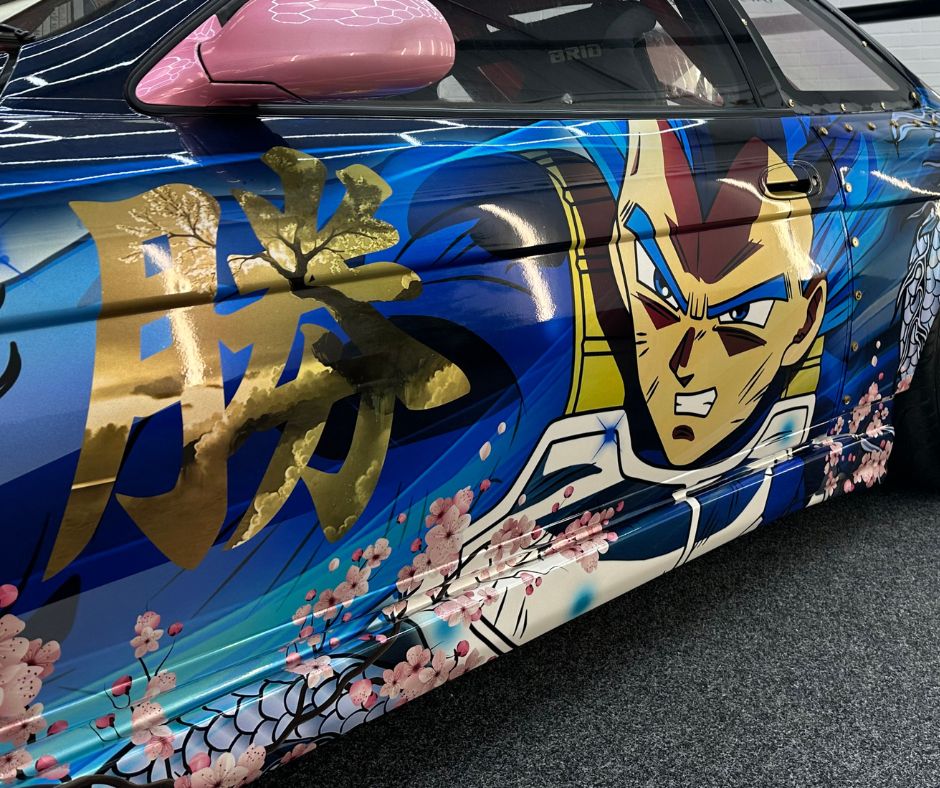Anime Full Metallic Wrap