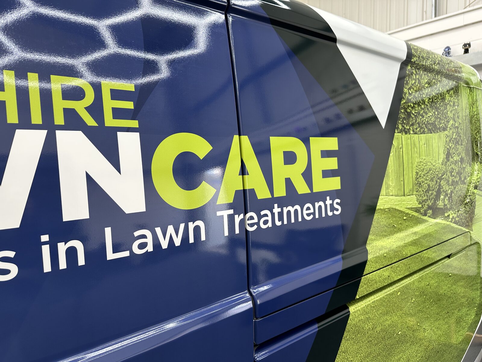 Printed vinyl graphics sample